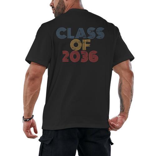 Class Of 2036 Graduation Men's Back Print T-Shirt - Best Gift Smart