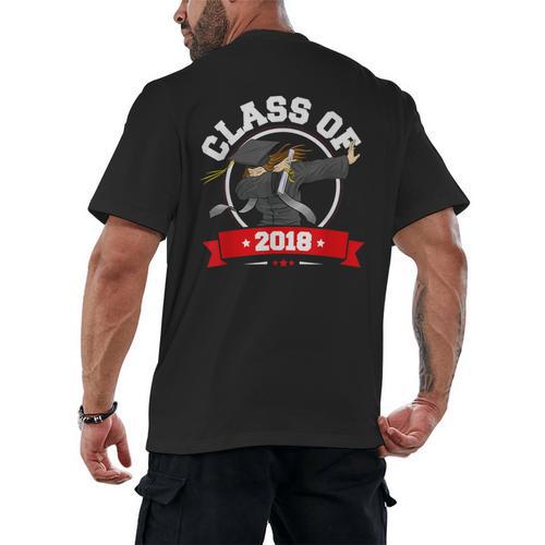 Dabbing Graduation Class Of 2018 Women Men's Back Print T-Shirt - Best Gift Smart