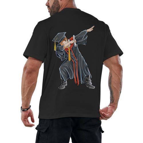 Dabbing Graduation Class Of 2020 Men Boys Kids Graduates Men's Back Print T-Shirt - Best Gift Smart