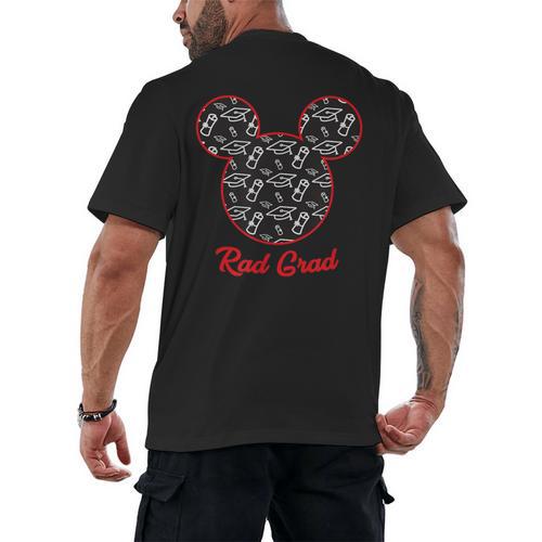 Disney Graduation Rad Grad Men's Back Print T-Shirt - Best Gift Smart