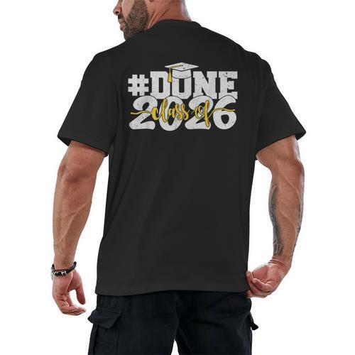 Done Class Of 2026 Graduation 2026 Senior Graduate School Men's Back Print T-Shirt - Best Gift Smart