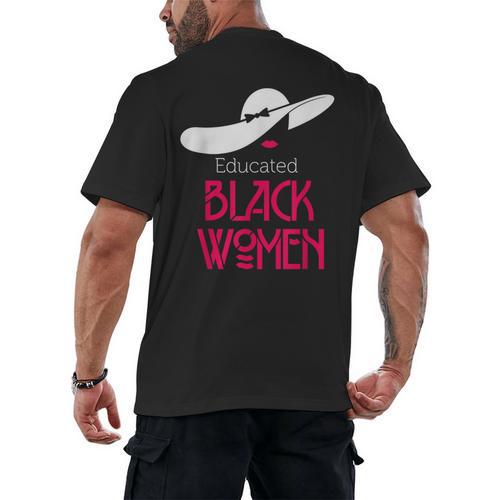 Educated Women Graduation Shirt Men's Back Print T-Shirt - Best Gift Smart
