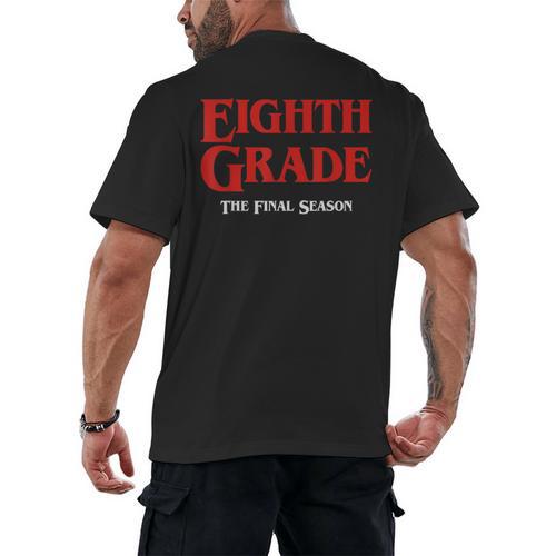 Eighth Grade Final Season Graduation Parody Men's Back Print T-Shirt - Best Gift Smart