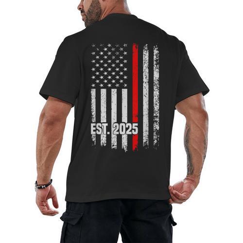 Fire Academy Survivor Firemen Fire School Graduation Men's Back Print T-Shirt - Best Gift Smart