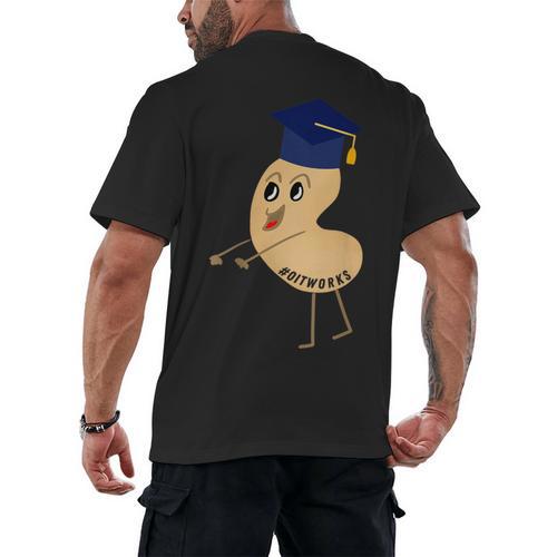 Flossing Cashew OIT For Tree Nut OIT Graduation Men's Back Print T-Shirt - Best Gift Smart