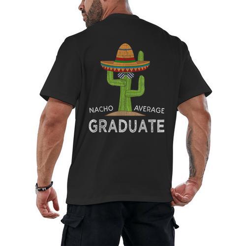 Fun High School College Graduate Humor Graduation Men's Back Print T-Shirt - Best Gift Smart