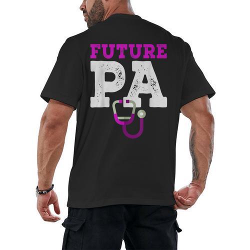 Future PA Physician Assistant Graduation Men's Back Print T-Shirt - Best Gift Smart