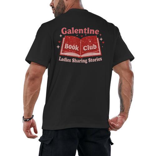 Galentine Book Club Men's Back Print T-Shirt - Bookorys