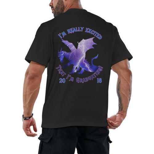Graduation 2018 Tee-Shirt Men's Back Print T-Shirt - Best Gift Smart