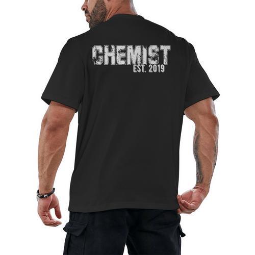 Graduation For Chemists Established 2019 Shirt Men's Back Print T-Shirt - Best Gift Smart