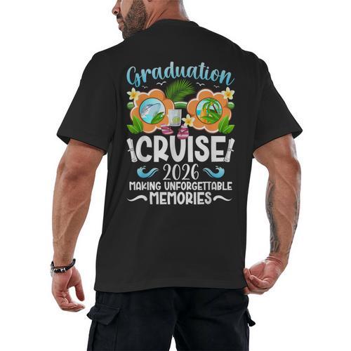 Graduation Cruise 2026 Making Memories Graduate Cruising Men's Back Print T-Shirt - Best Gift Smart