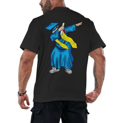 Graduation Dabbing 2018 Graduate Men's Back Print T-Shirt - Best Gift Smart