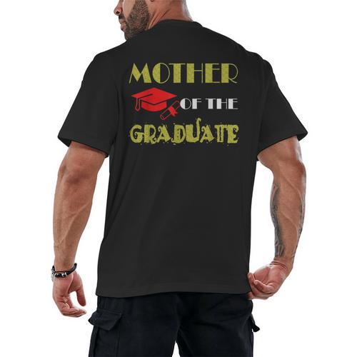 Graduation Mom Mommy Mother Of The Graduate T Shirt Men's Back Print T-Shirt - Best Gift Smart