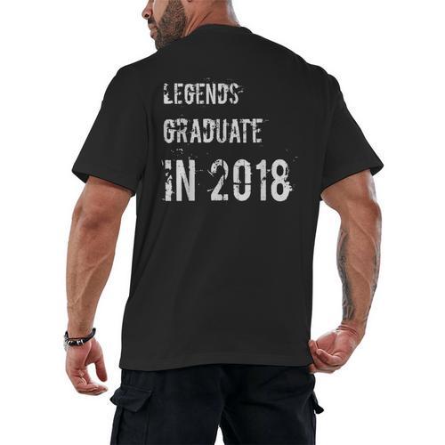 Graduation T Shirts Legends Graduate In 2018 Tee Men's Back Print T-Shirt - Best Gift Smart