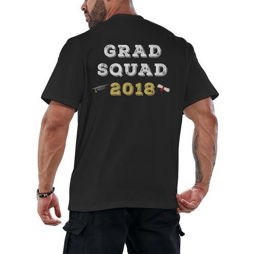 High School College Graduation Family Graduation Shirts Men's Back Print T-Shirt - Best Gift Smart