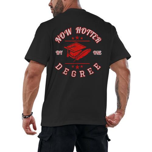 Now Hotter By One Degree Graduation 2018 T Shirt Men's Back Print T-Shirt - Best Gift Smart