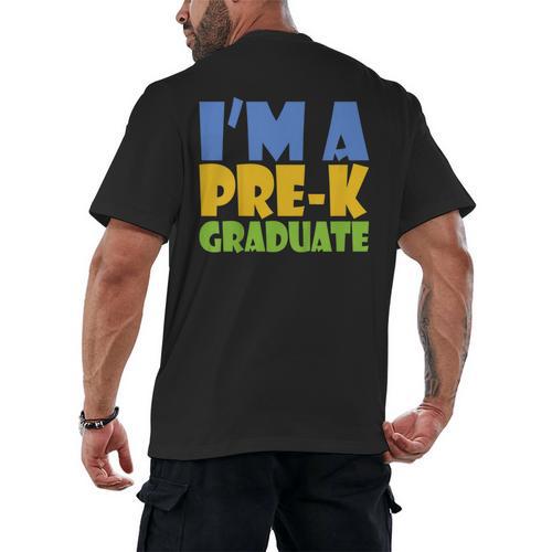Kids Pre-K Graduate Shirt For Graduation 2018 Men's Back Print T-Shirt - Best Gift Smart