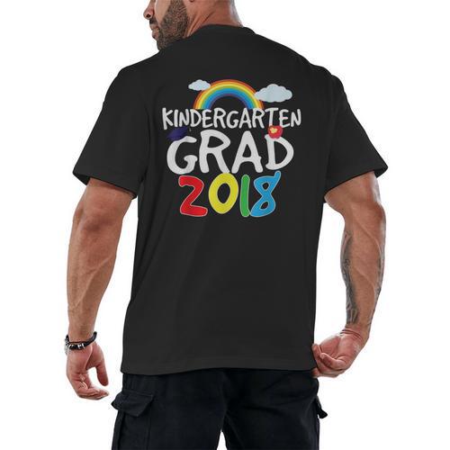 Kindergarten Graduation 2018 Last Day Of School Men's Back Print T-Shirt - Best Gift Smart
