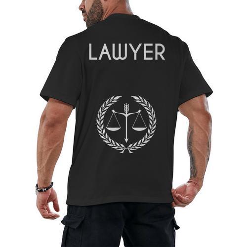 Lawyer Law Student Tee School Graduation T-Shirt Men's Back Print T-Shirt - Best Gift Smart