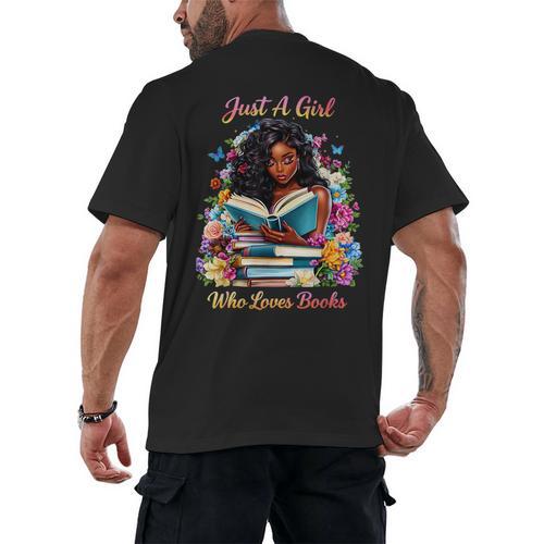 Melanin Book Month Honoring Past Inspiring Pride Men's Back Print T-Shirt - Bookorys