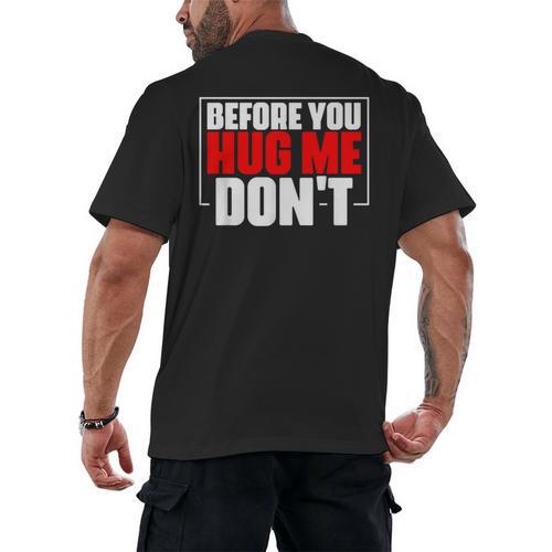Meme Sarcastic Quotes For Antisocials Introverts Men's Back Print T-Shirt - Raresse