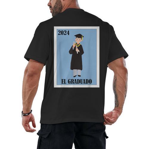Mexican For Graduation El Graduado 2024 Men's Back Print T-Shirt - Best Gift Smart