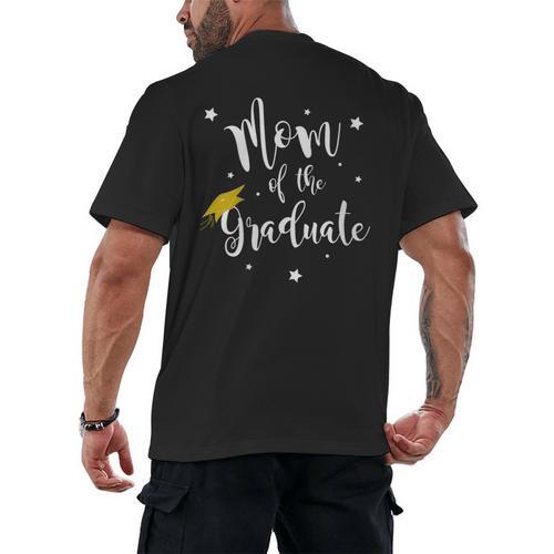 Mom Of The Graduate Mother Of Grad Mama Of Senior Graduation Men's Back Print T-Shirt - Best Gift Smart
