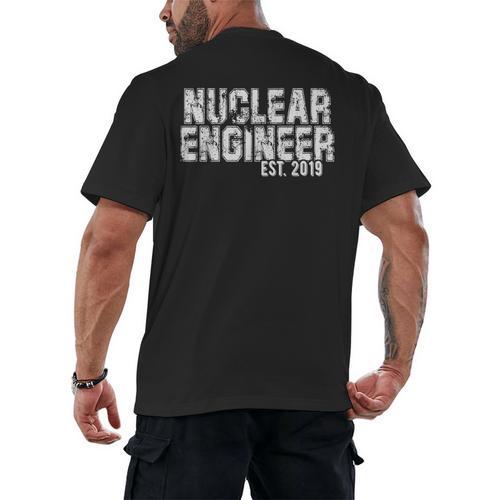 Nuclear Engineer Graduation Shirt New Nuclear Engineer Men's Back Print T-Shirt - Best Gift Smart