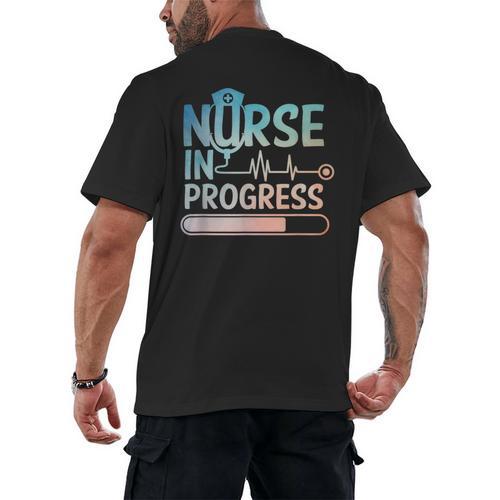 Nursing Student Art Men Women NICU Graduation Future Nurse Men's Back Print T-Shirt - Best Gift Smart