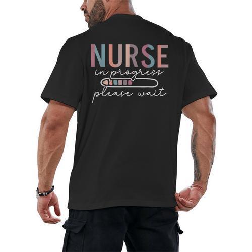 Nursing Student Nurse Appreciation Modern Classic Lace Embellished Nurse Graduation Female -Adults Small Men's Back Print T-Shirt - Best Gift Smart
