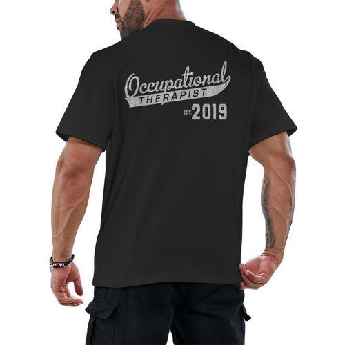 Occupational Therapy 2019 Graduation Men's Back Print T-Shirt - Best Gift Smart