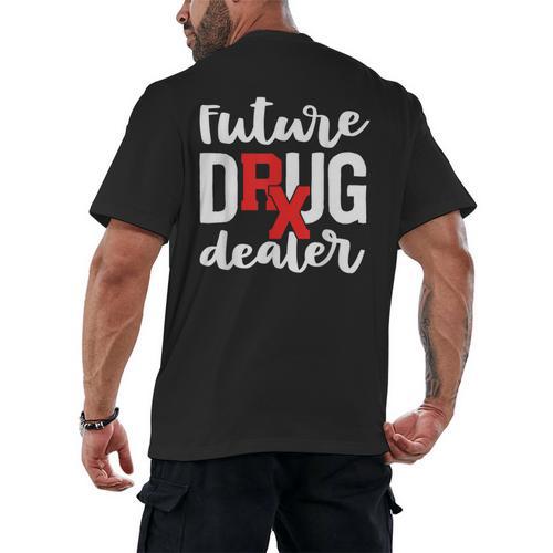 Pharmacist Graduation Pharmacy Future Drug Dealer Men's Back Print T-Shirt - Best Gift Smart