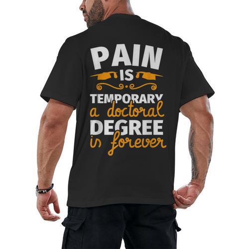 PhD Graduation PhD Graduate For Doctoral Grad Men's Back Print T-Shirt - Best Gift Smart