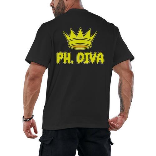 PhD Graduation Ph Diva t Shirt Phdiva Phd t Men's Back Print T-Shirt - Best Gift Smart