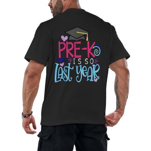 Pre-K Is So First Year Shirt Kids School Graduation Cute Men's Back Print T-Shirt - Best Gift Smart