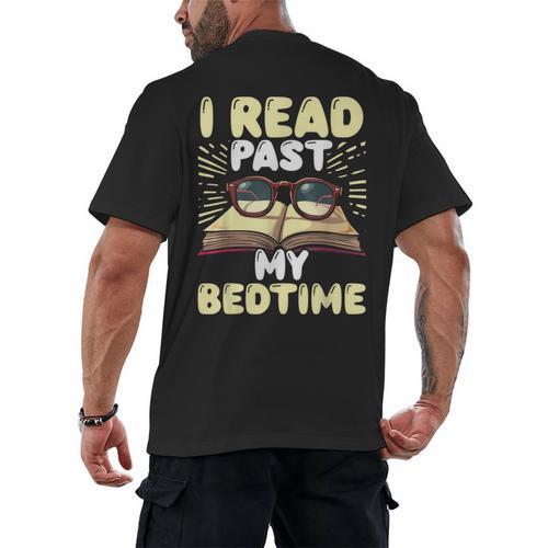 Reading Books For Kids Book Lover Bookworm Librarian Men's Back Print T-Shirt - Bookorys AU