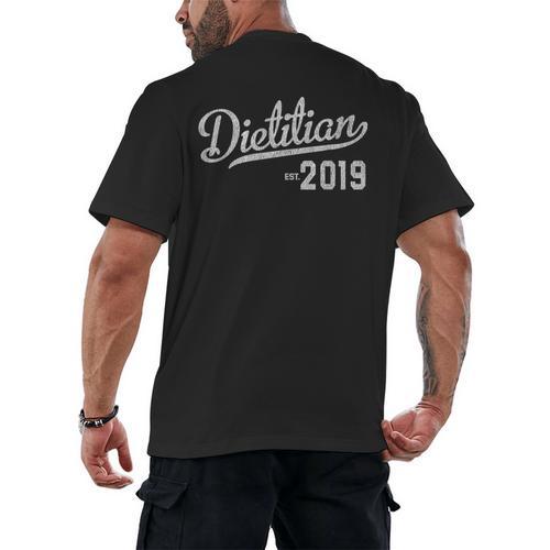Registered Dietitian Graduation 2019 Men's Back Print T-Shirt - Best Gift Smart