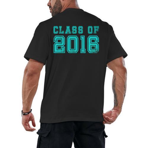 Senior Class Of 2016 Graduation T Shirt For Her Or Him Men's Back Print T-Shirt - Best Gift Smart