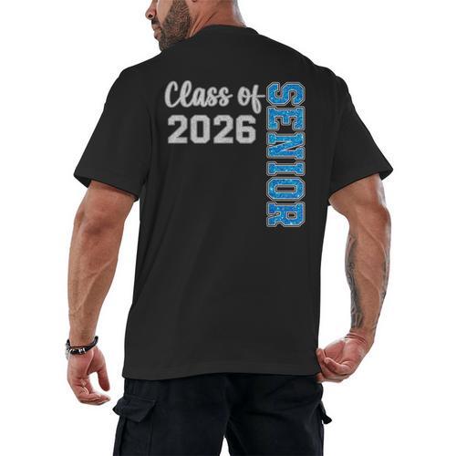 Senior Class Of 2026 Graduation 2026 Men's Back Print T-Shirt - Best Gift Smart