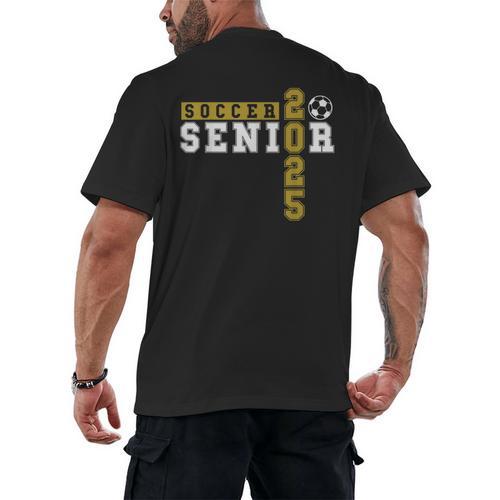 Soccer Senior Night Soccer Senior 2025 Graduation 11 Men's Back Print T-Shirt - Best Gift Smart