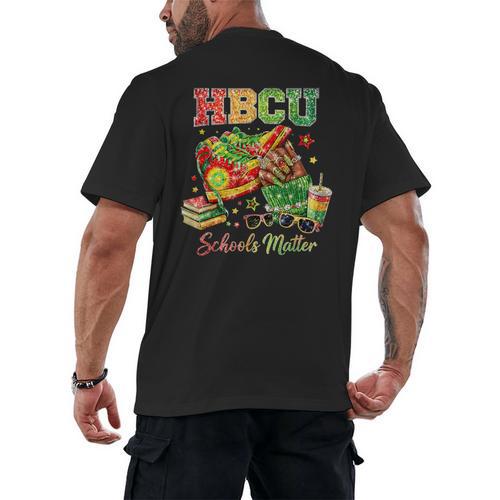 Students Future HBCU Grad History Graduation Men's Back Print T-Shirt - Best Gift Smart