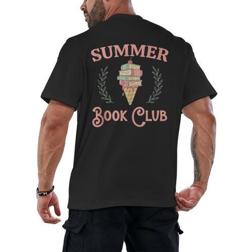 Summer Book Club Men's Back Print T-Shirt - Bookorys