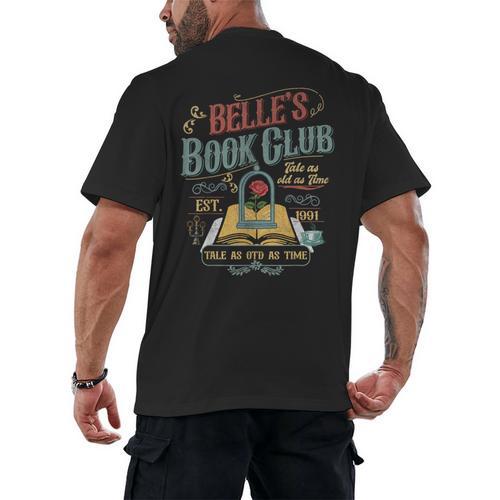 Tale Book Club Est 1991 Tale As Old As Time Men's Back Print T-Shirt - Bookorys