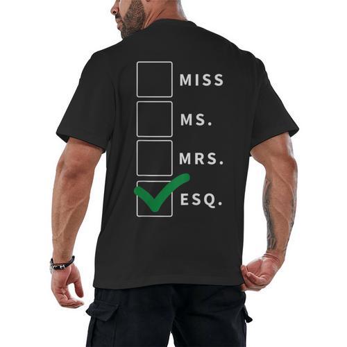 Woman Law School Lawyer Graduation Attorney Men's Back Print T-Shirt - Best Gift Smart