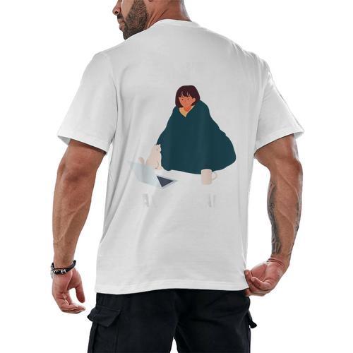 Can't Have Plans Introvert Staying Home Men's Back Print T-Shirt - Raresse