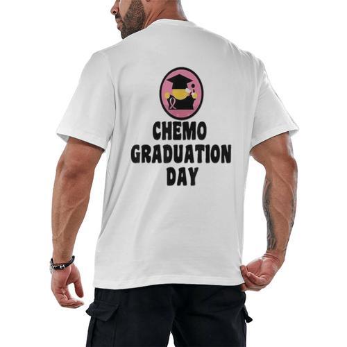 Chemo Graduation Day Victory Support Shirt Men's Back Print T-Shirt - Best Gift Smart
