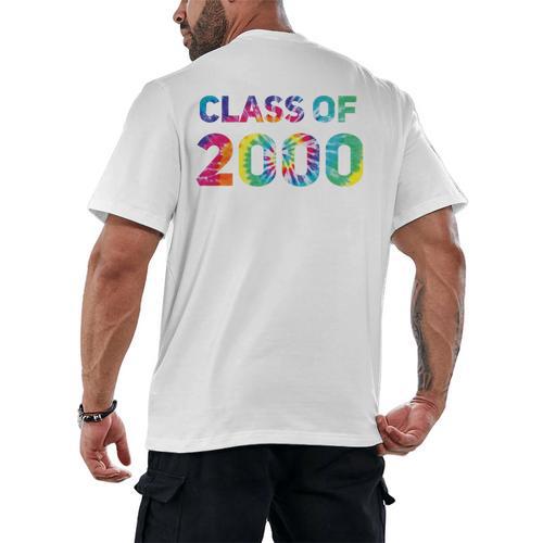 Class Of 2000 School Reunion College Highschool Graduation Premium Tri-Blend Men's Back Print T-Shirt - Best Gift Smart