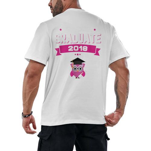 Class Of 2018 Preschool Graduation Girls Pre K Men's Back Print T-Shirt - Best Gift Smart