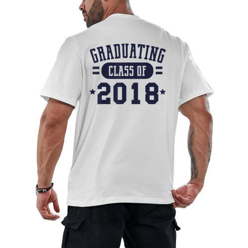 Class Of 2018 Shirts For Seniors Graduation Men's Back Print T-Shirt - Best Gift Smart