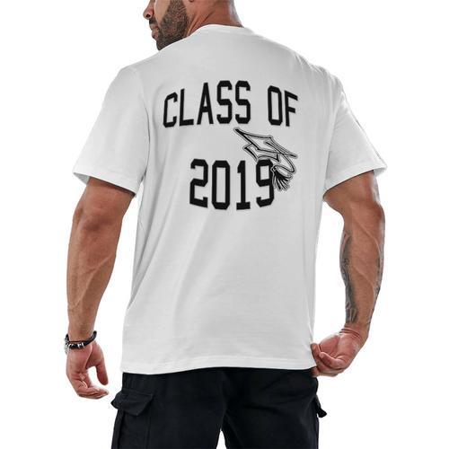 Class Of 2019-High School College University GRADUATION Men's Back Print T-Shirt - Best Gift Smart